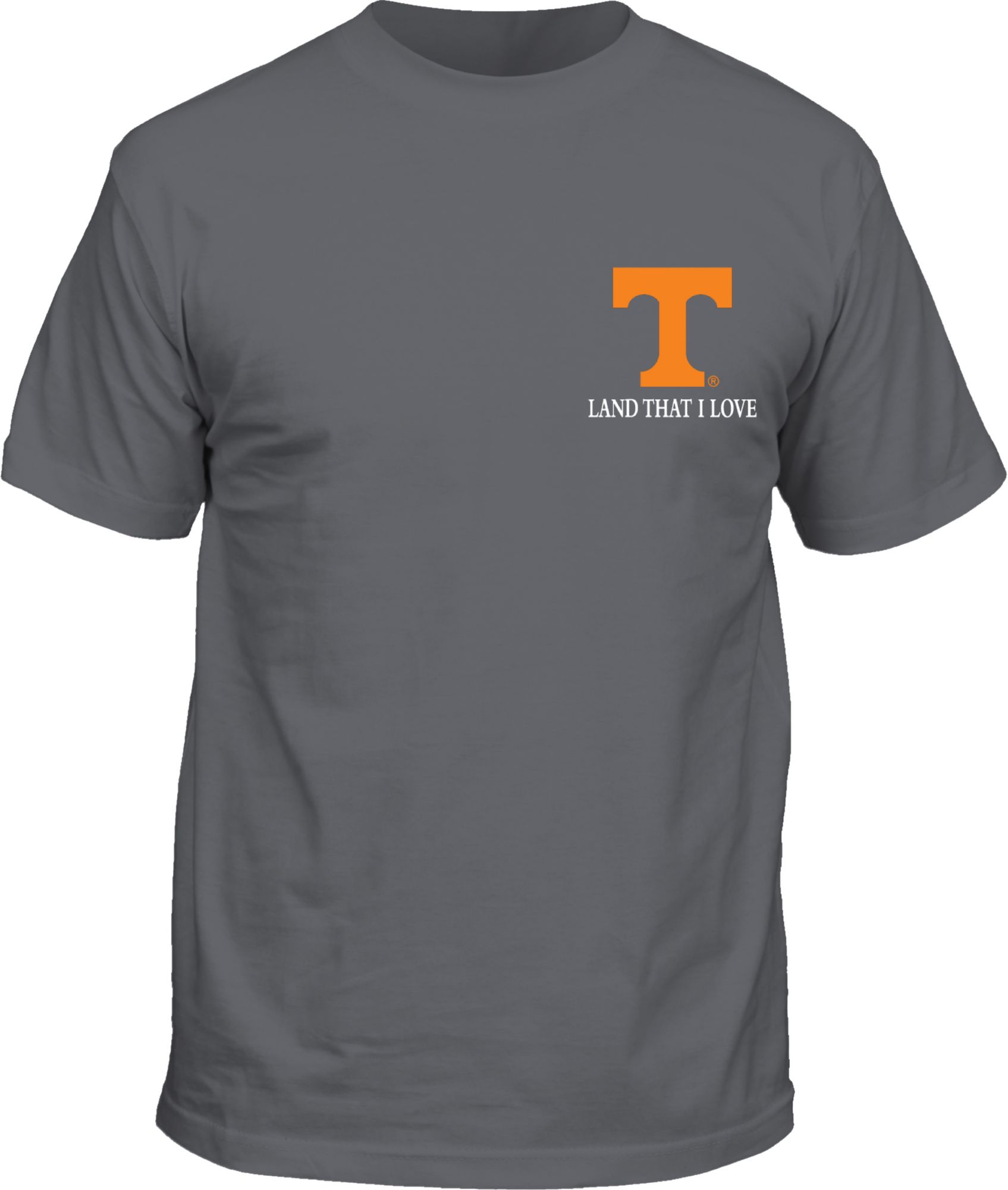 New World Graphics Men's Tennessee Volunteers Grey Americana T-Shirt