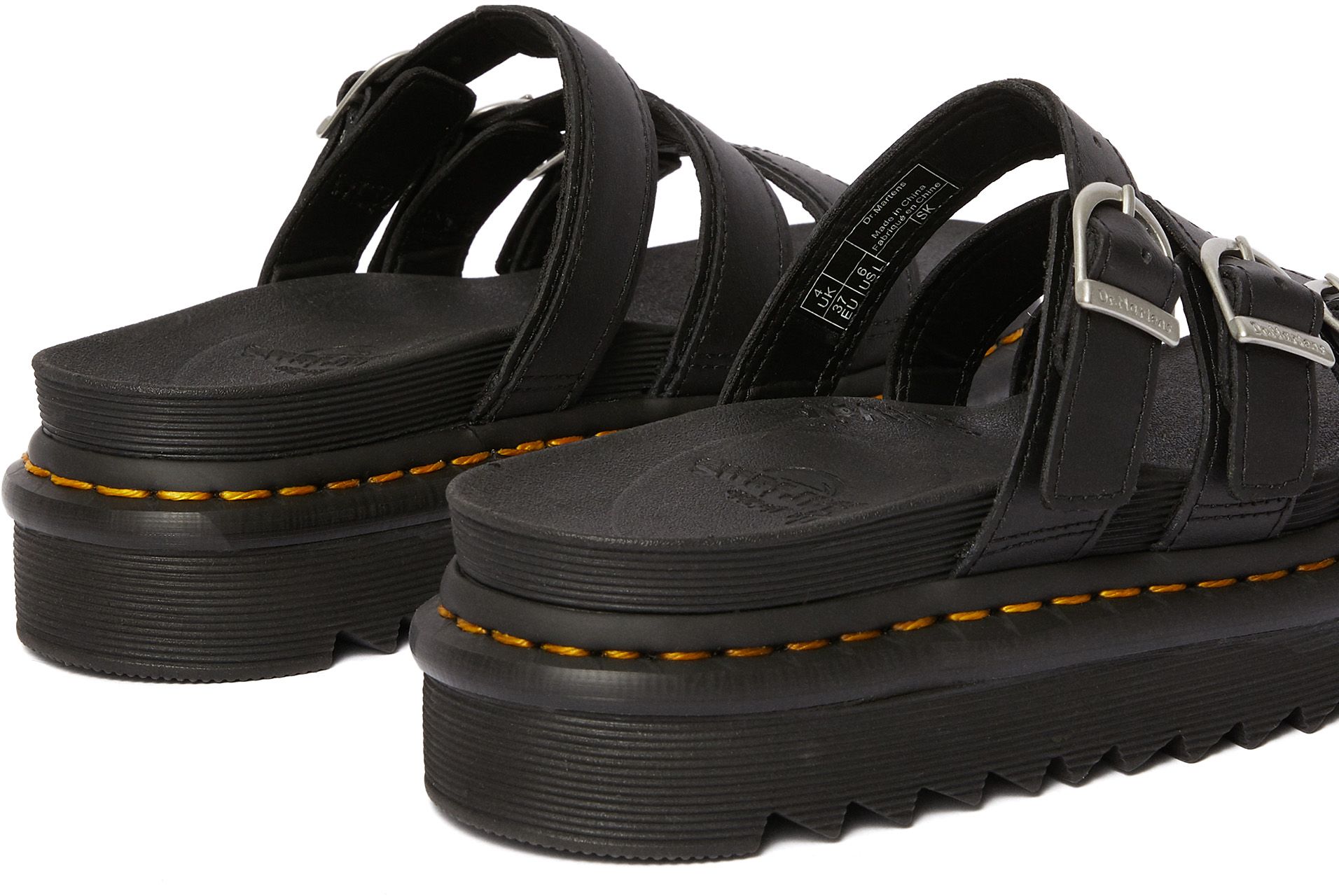 Dr. Martens Women's Blaire Hydro Leather Slide Sandals