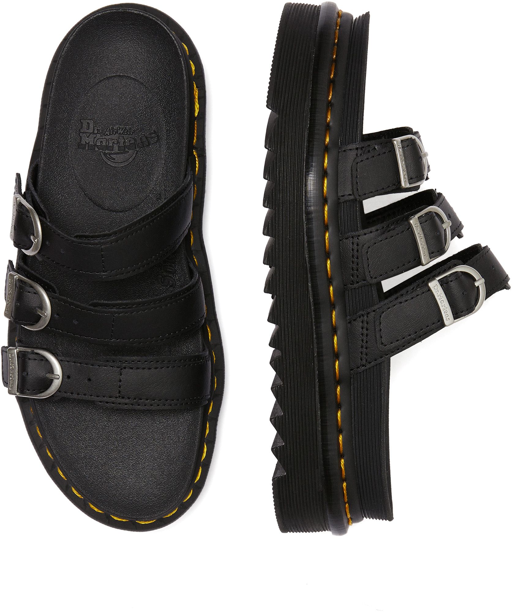 Dr. Martens Women's Blaire Hydro Leather Slide Sandals product image