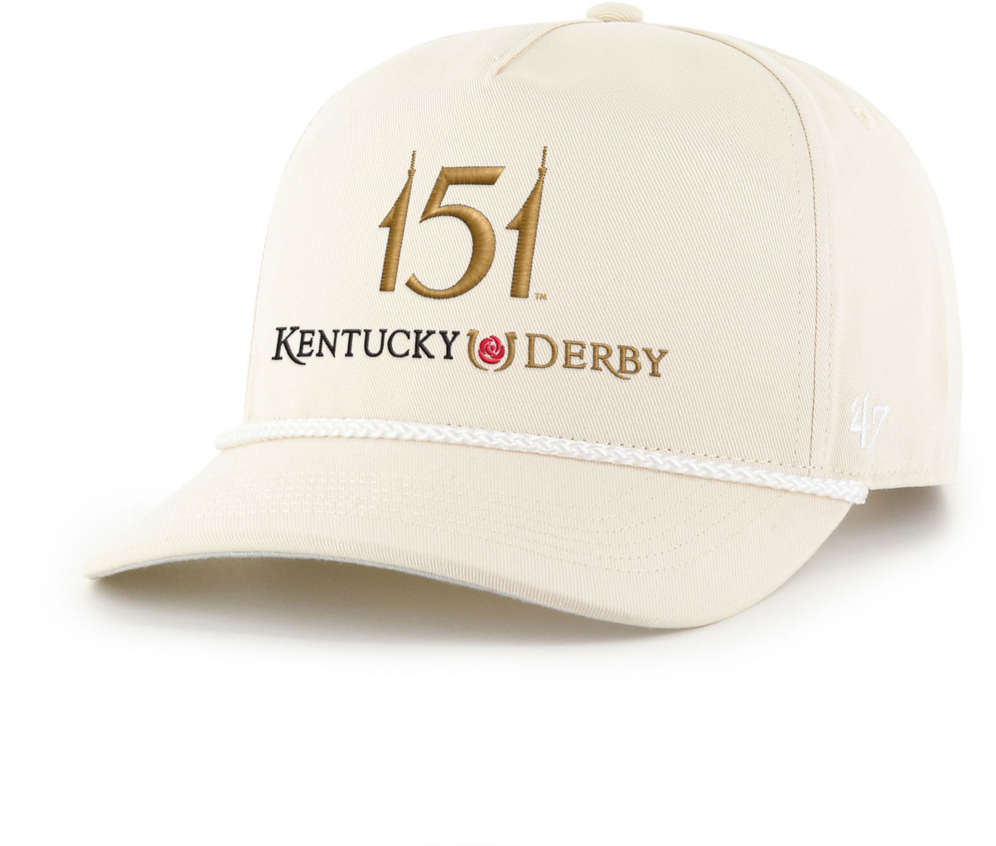 '47 Adult Kentucky Derby Natural Rope Hitch Adjustable Hat product image
