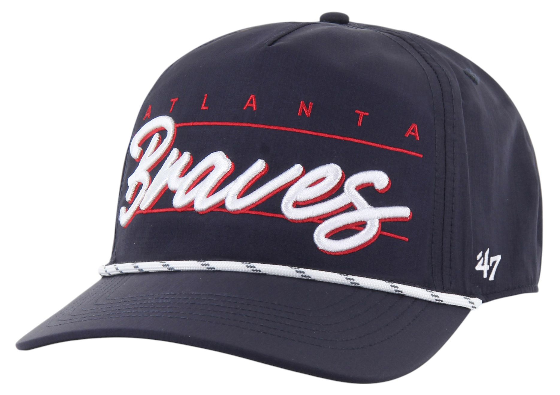 '47 Adult Atlanta Braves Navy Condor Hitch Adjustable Hat product image