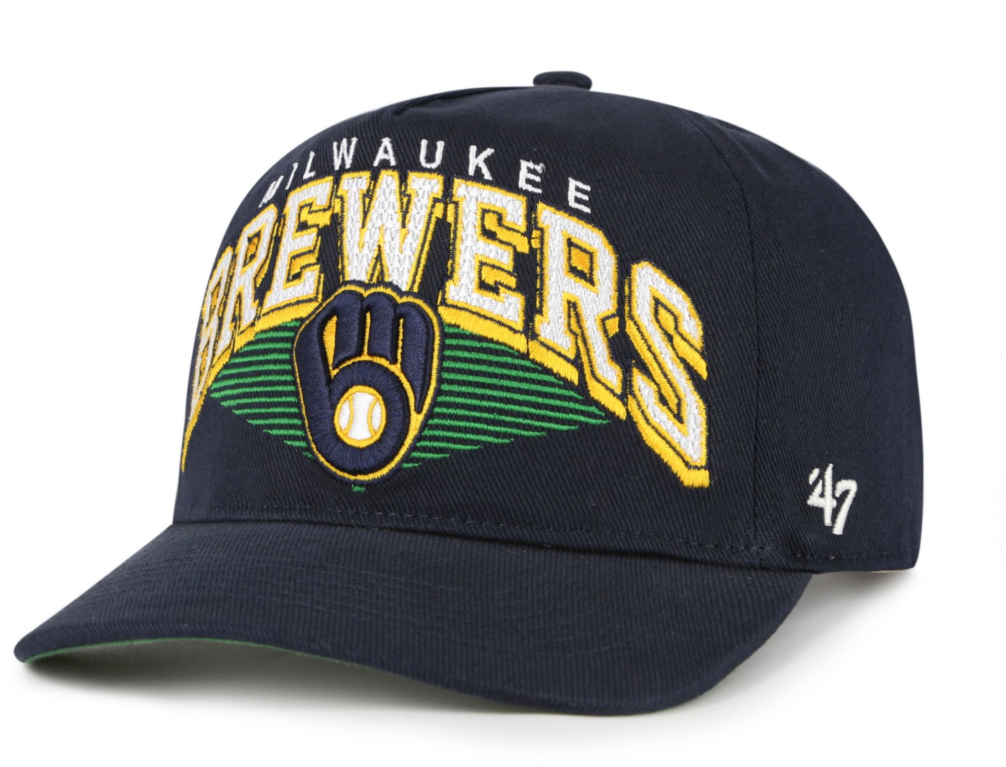 '47 Adult Milwaukee Brewers Navy Pomona Hitch Adjustable Hat product image