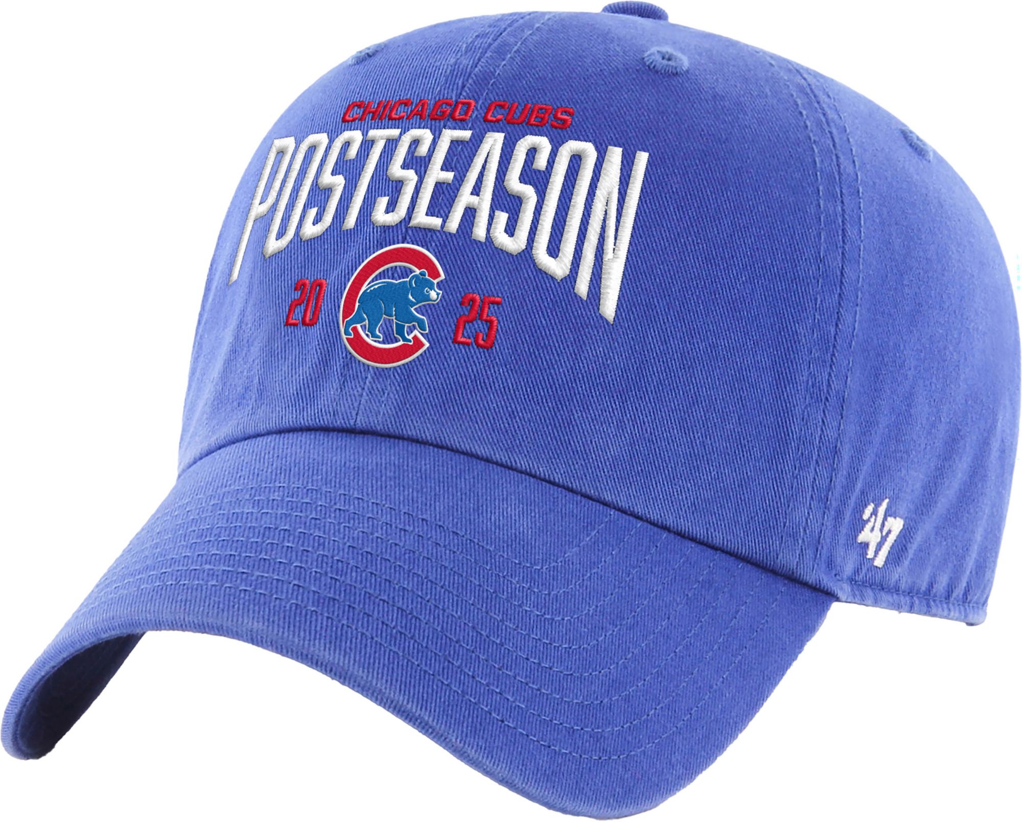 '47 Adult Chicago Cubs 2025 Postseason Participant Clean Up Adjustable Hat product image