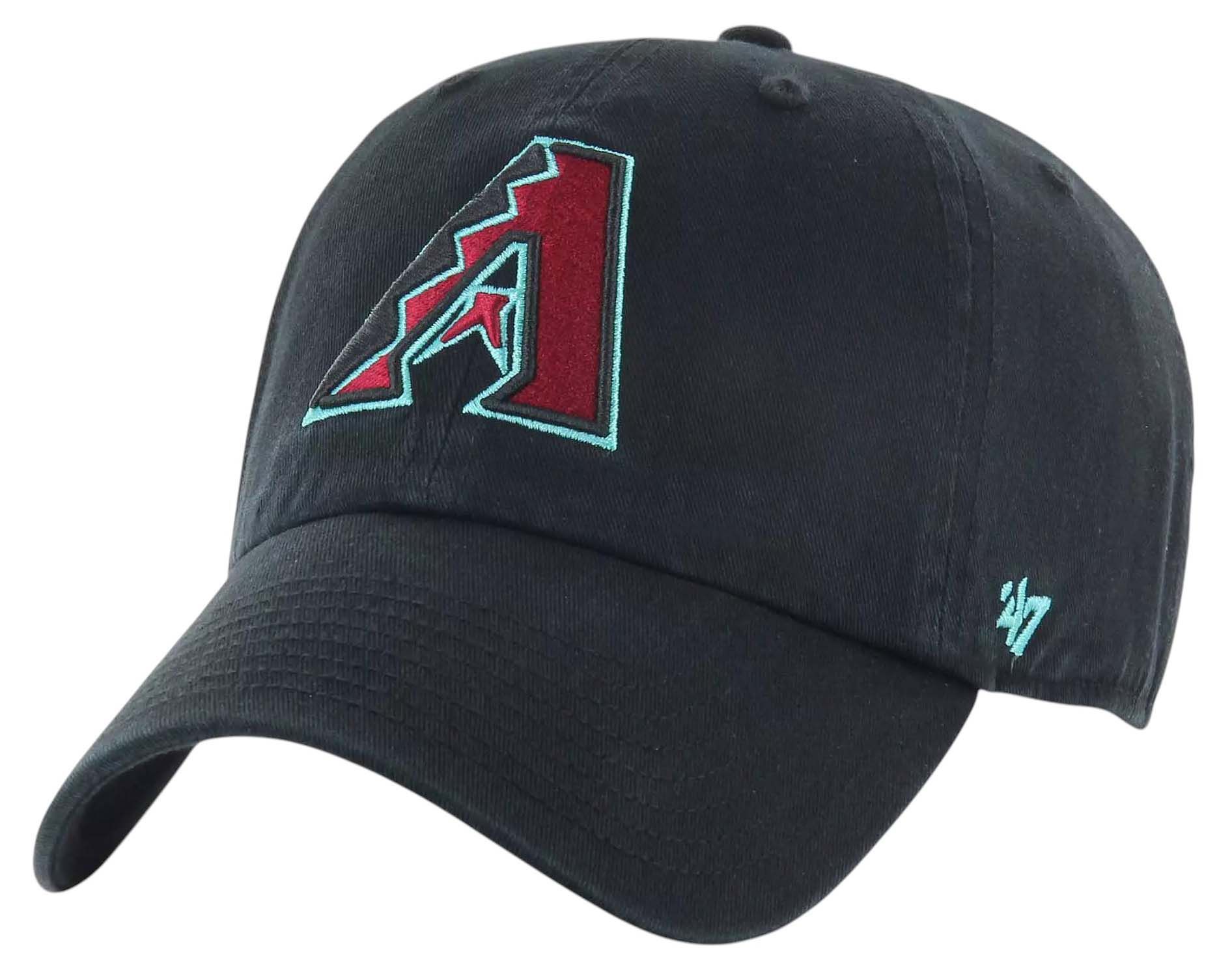 '47 Adult Arizona Diamondbacks Black Clean Up Adjustable Hat product image
