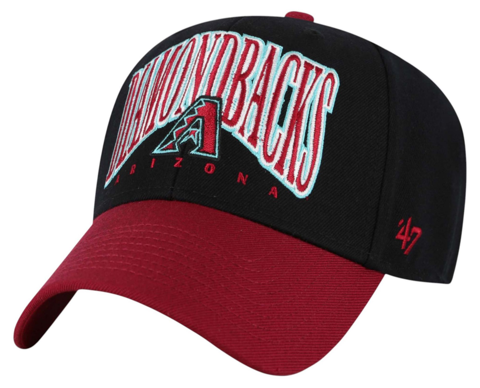 '47 Adult Arizona Diamondbacks Black Drawbridge MVP Adjustable Hat product image