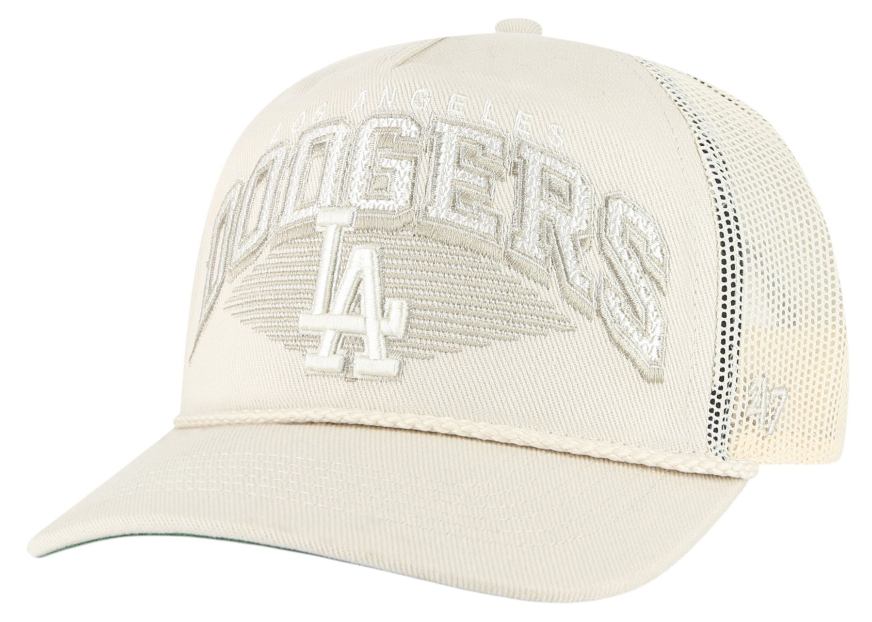 '47 Adult Los Angeles Dodgers Tan Pomona Hitch Adjustable Hat product image