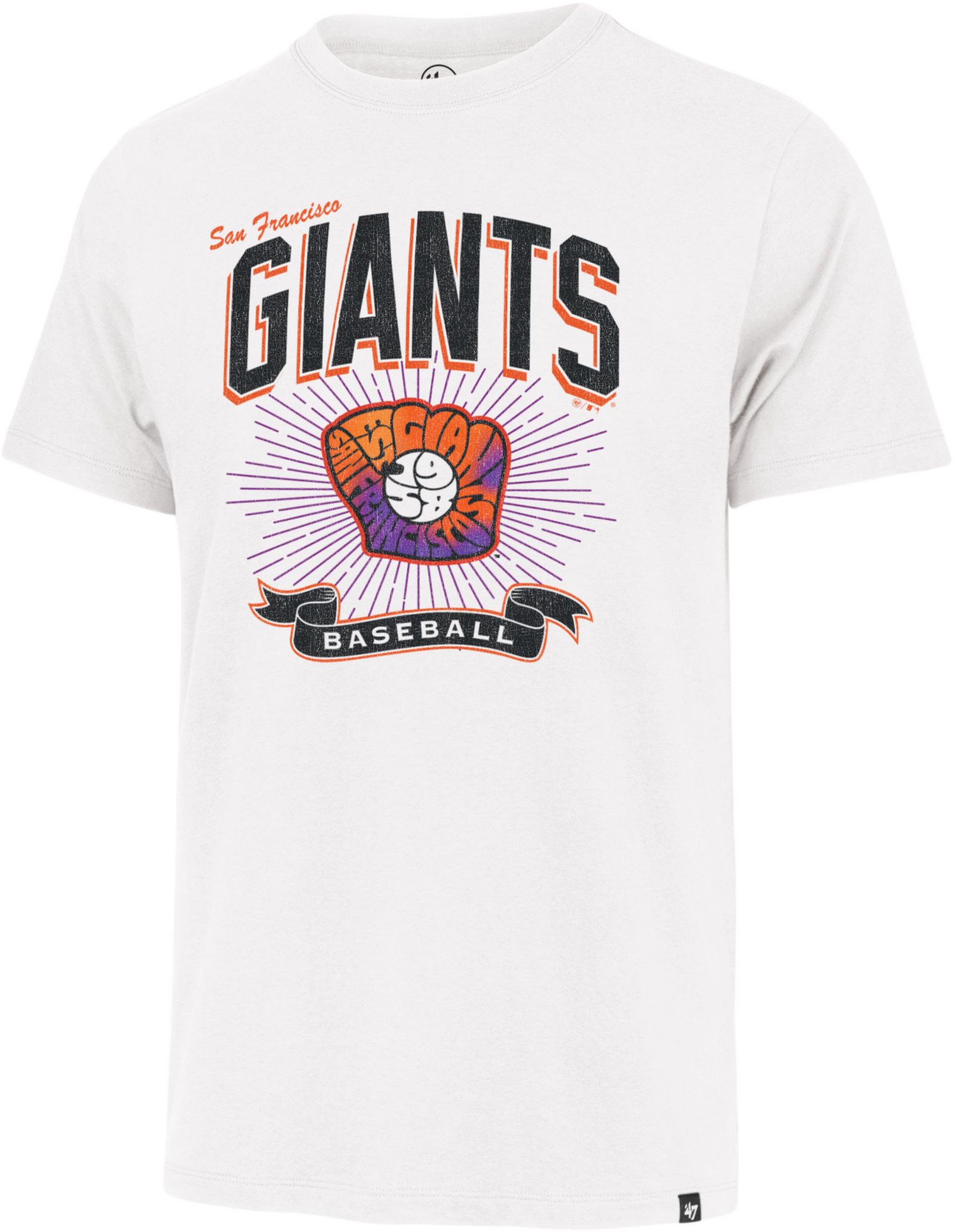 '47 Adult San Francisco Giants White Wash Franklin Prime Play T-Shirt product image