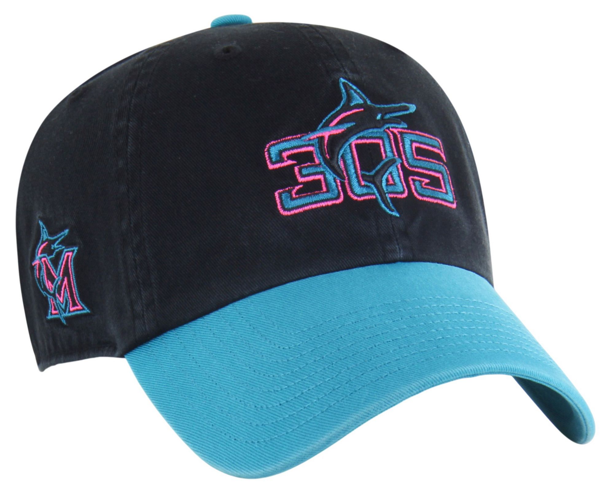 47 Adult Miami Marlins City Connect Clean Up Adjustable Hat product image