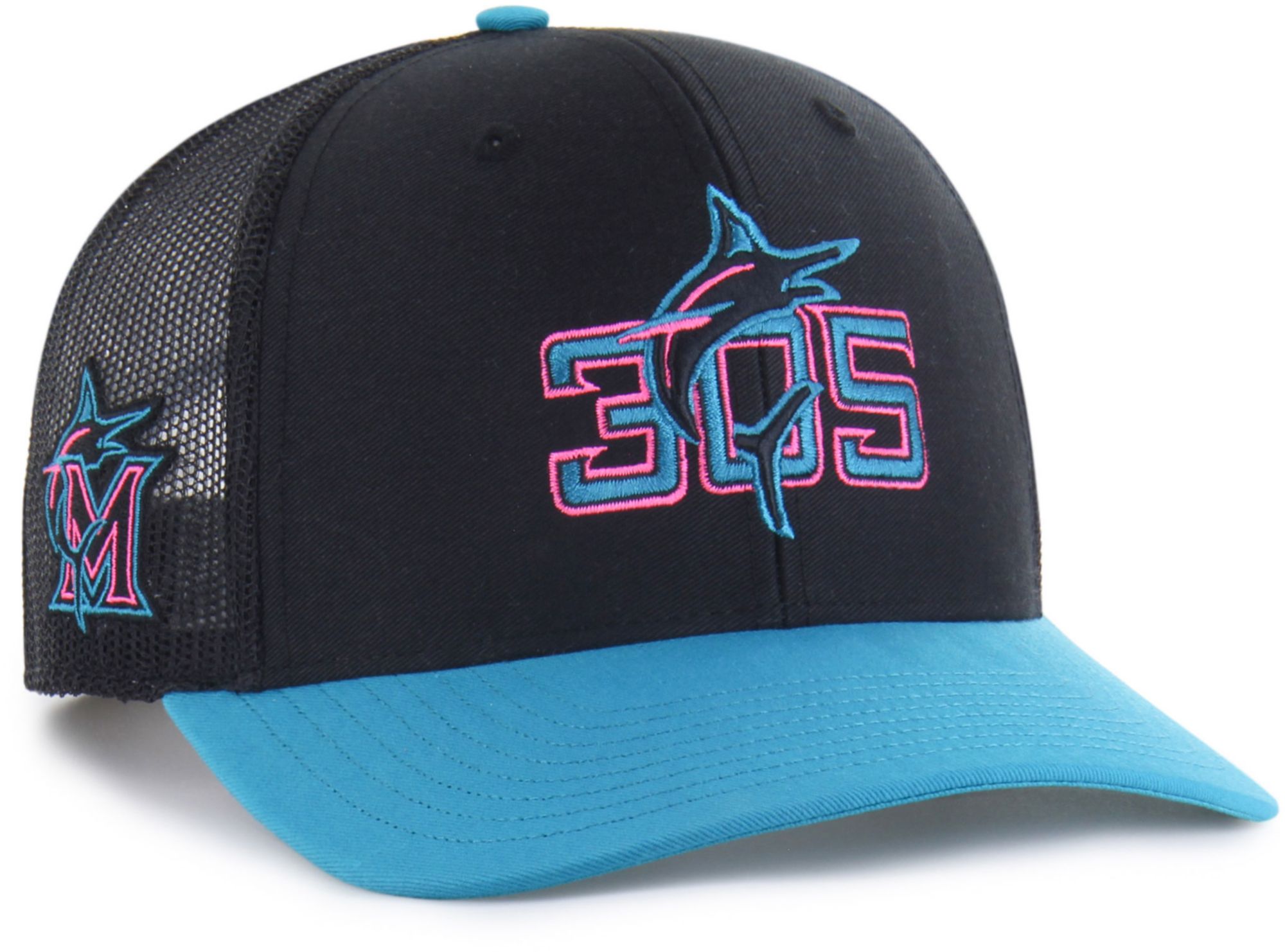 47 Adult Miami Marlins City Connect Replica Adjustable Trucker Hat product image