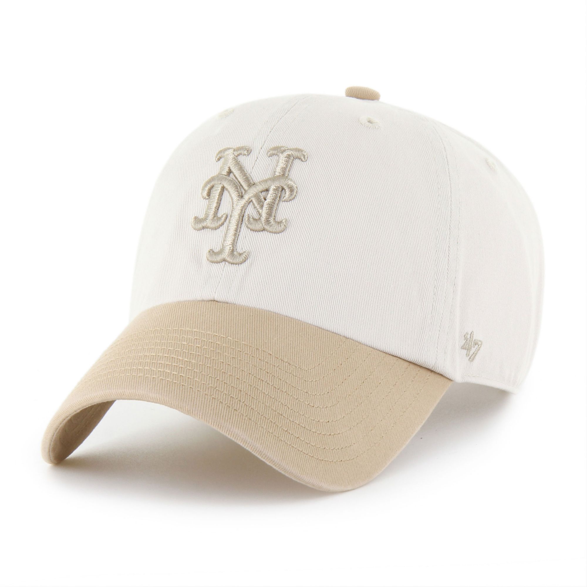 '47 Adult New York Mets Tan Two Tone Desert Clean Up Adjustable Hat product image