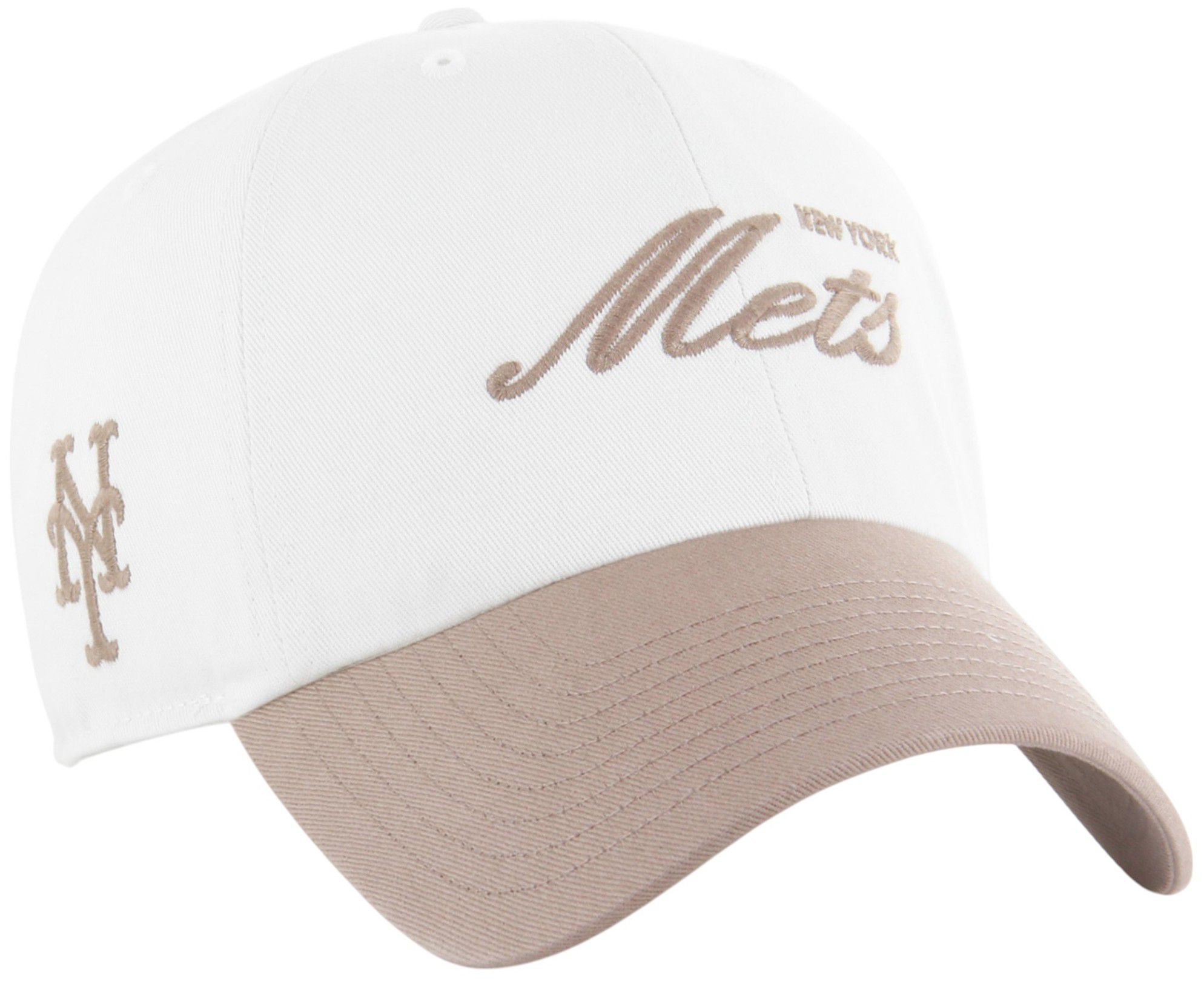 '47 Adult New York Mets White 2-Tone Foundation Clean Up Adjustable Hat product image