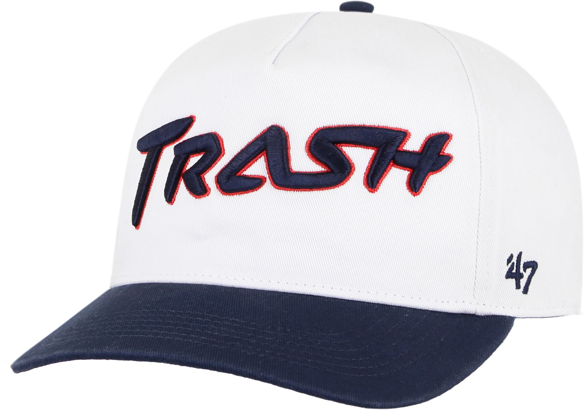 '47 Adult Rocket City Trash Pandas White Script Hitch Adjustable Hat product image