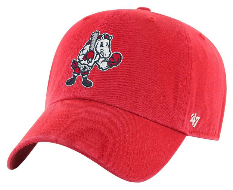 '47 Adult Binghamton Rumble Ponies Red Clean Up Adjustable Hat product image
