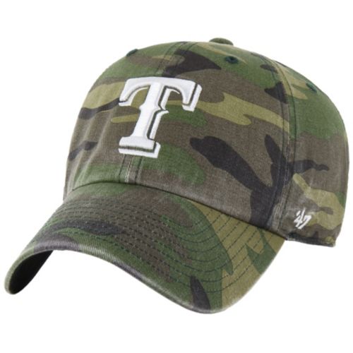 Carhartt x '47 Adult Texas Rangers Brown Clean Up Adjustable Hat