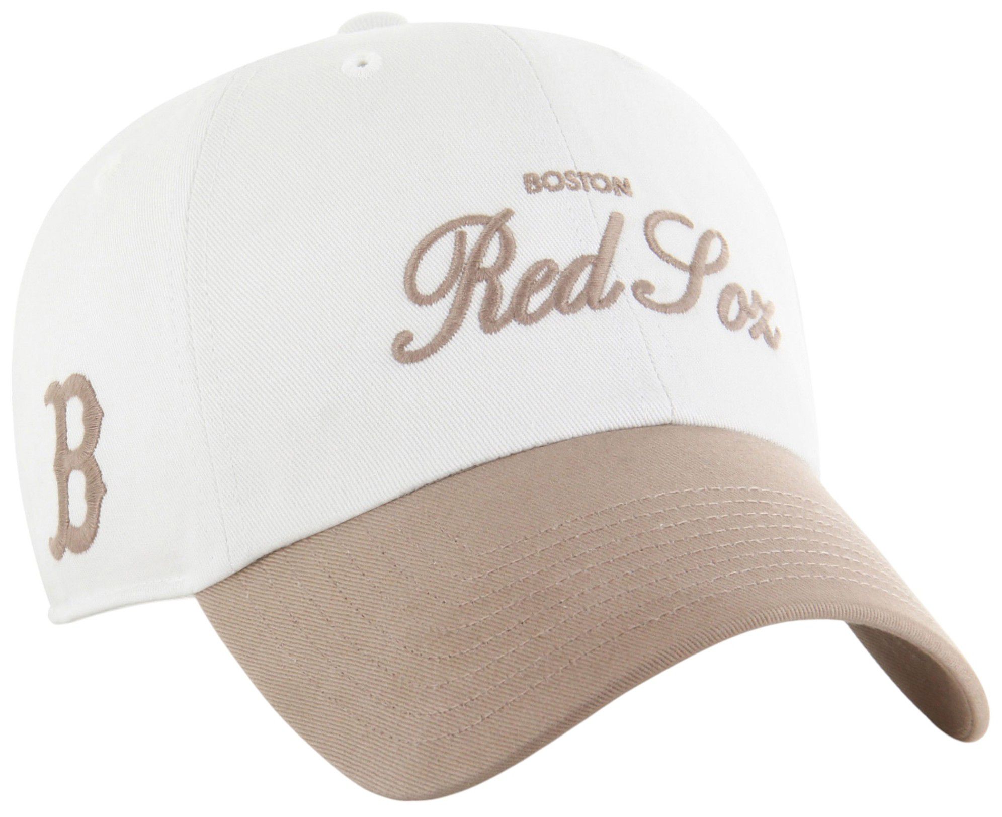 '47 Adult Boston Red Sox White 2-Tone Foundation Clean Up Adjustable Hat product image