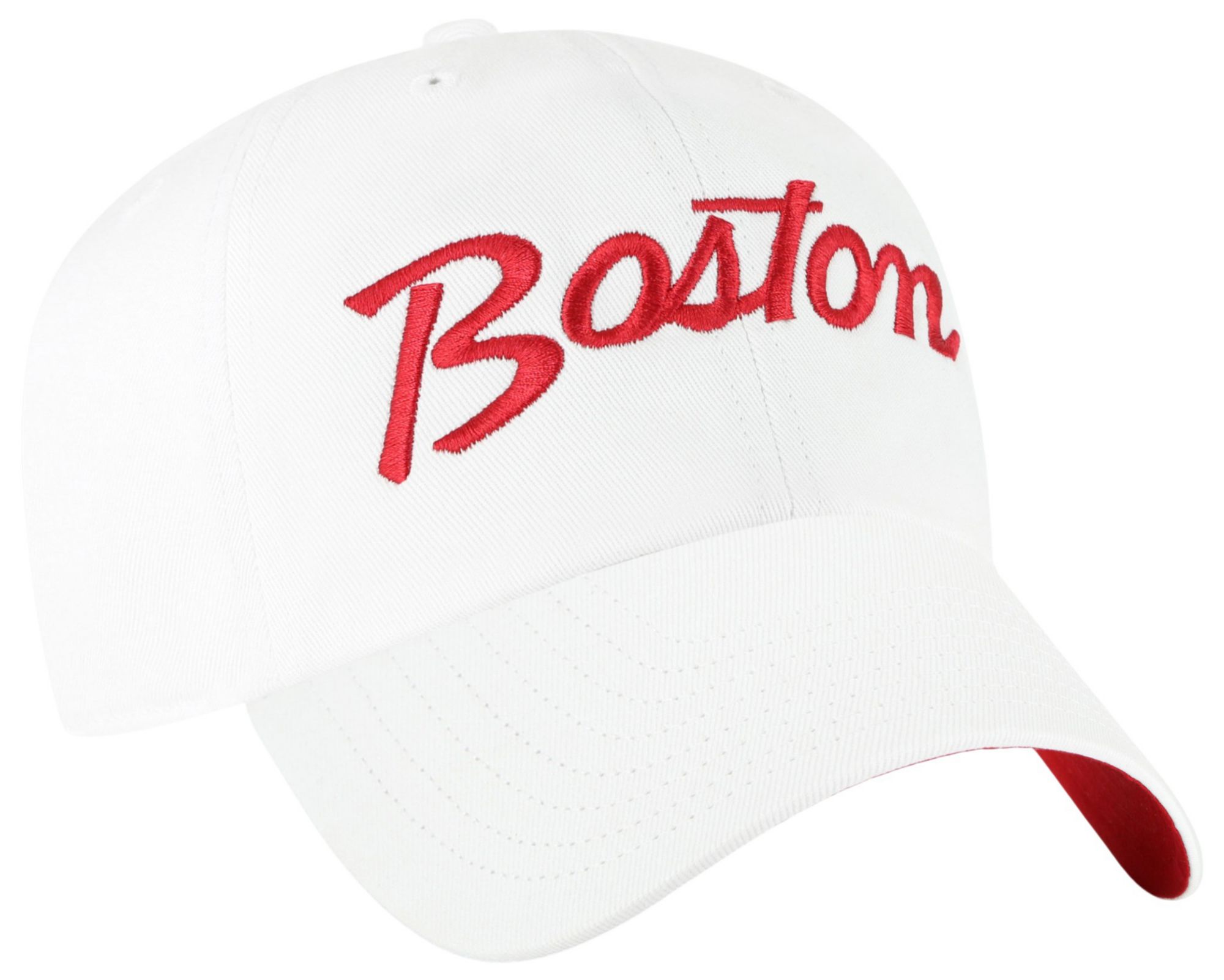 '47 Adult Boston Red Sox White Crosstown Clean Up Adjustable Hat product image