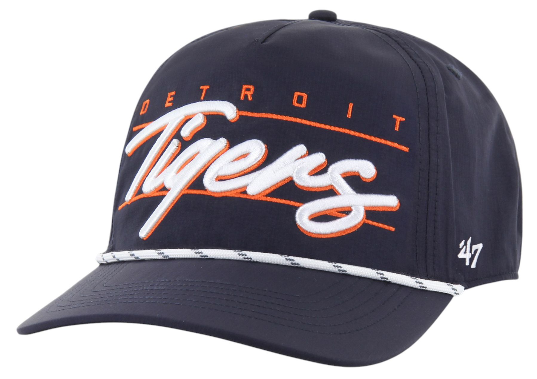 '47 Adult Detroit Tigers Navy Condor Hitch Adjustable Hat product image
