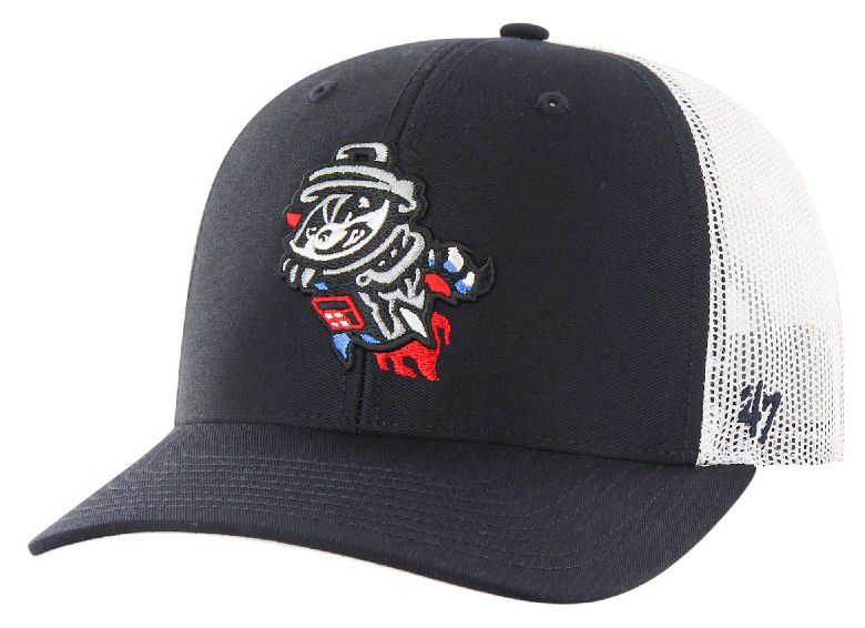 '47 Adult Rocket City Trash Pandas Navy Adjustable Trucker Hat product image