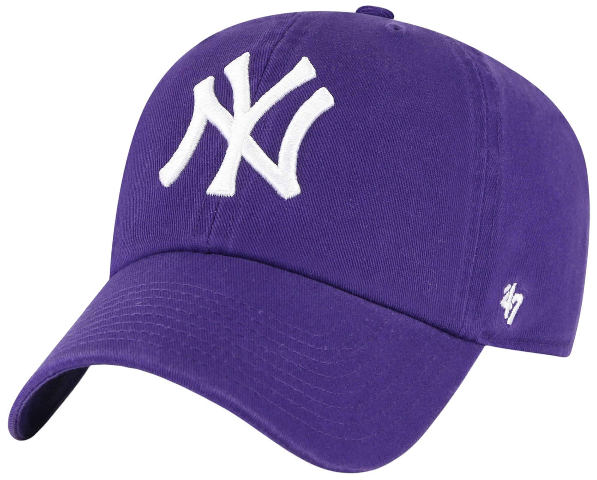 '47 Adult New York Yankees Purple Clean Up Adjustable Hat product image
