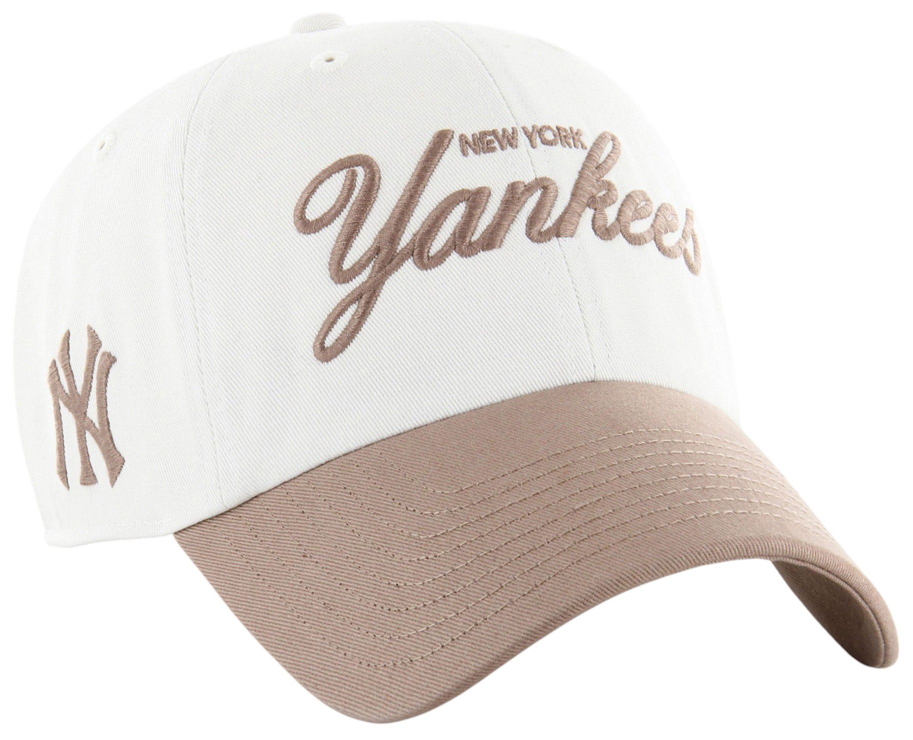 '47 Adult New York Yankees White 2-Tone Foundation Clean Up Adjustable Hat product image