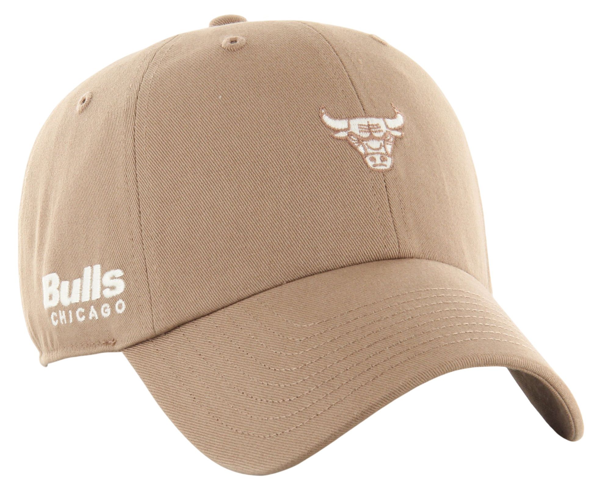'47 Adult Chicago Bulls Brown Contemporary Basics Foundational Logo Clean Up Adjustable Hat product image