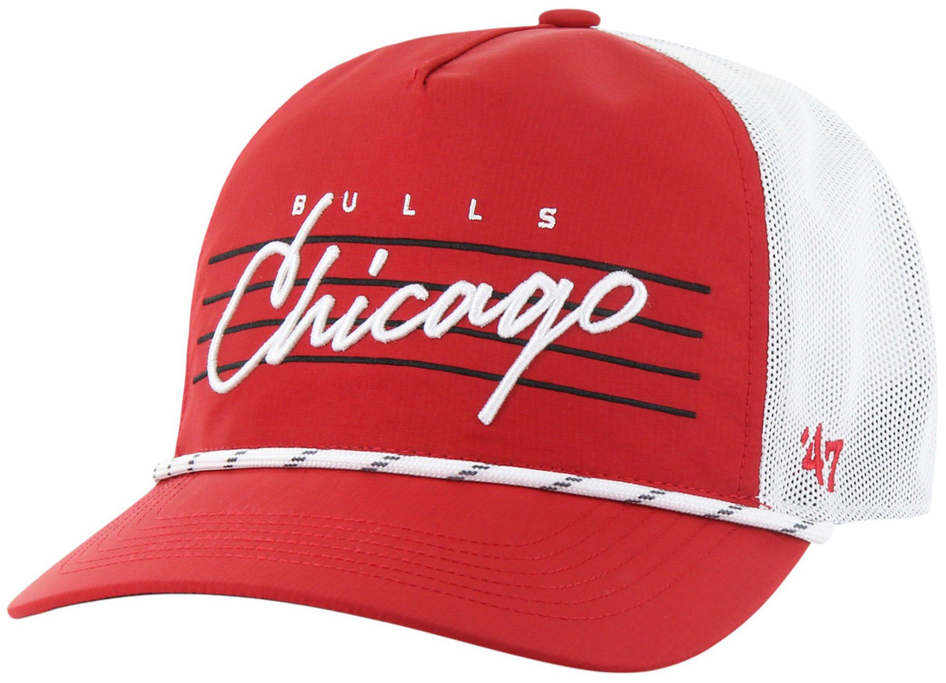 '47 Adult Chicago Bulls Red Brrr Downburst Hitch Adjustable Hat product image