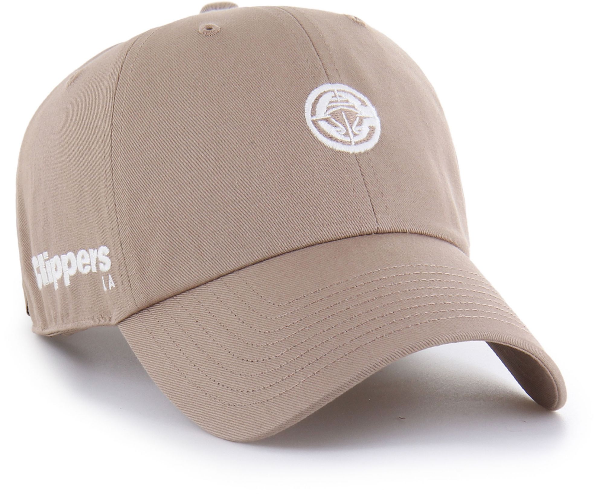 '47 Adult Los Angeles Clippers Brown Contemporary Basics Foundational Logo Clean Up Adjustable Hat product image