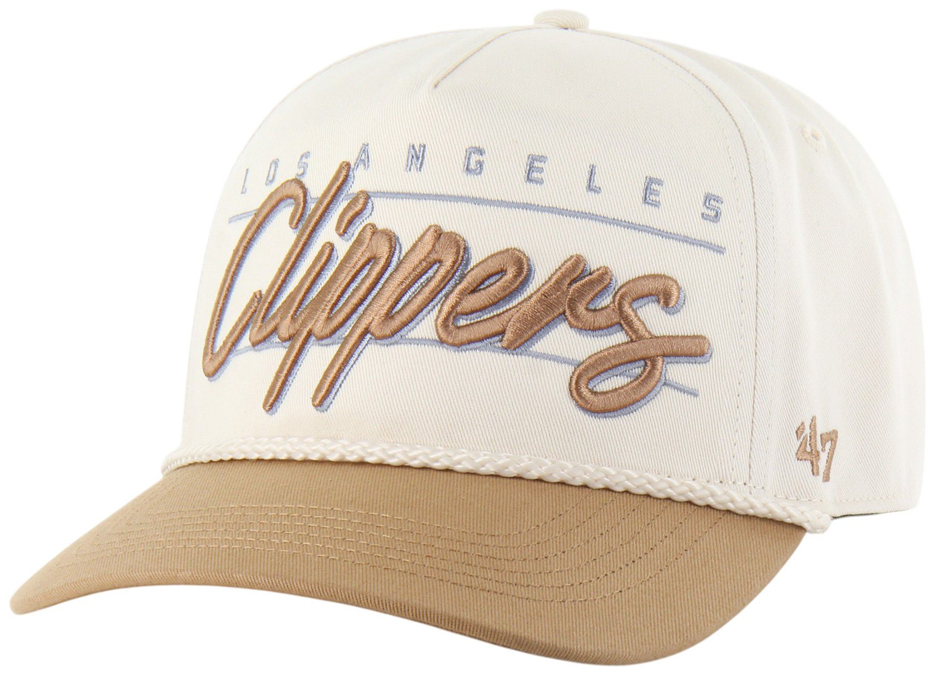 '47 Adult Los Angeles Clippers Tan Neutral Condor Hitch Adjustable Hat product image