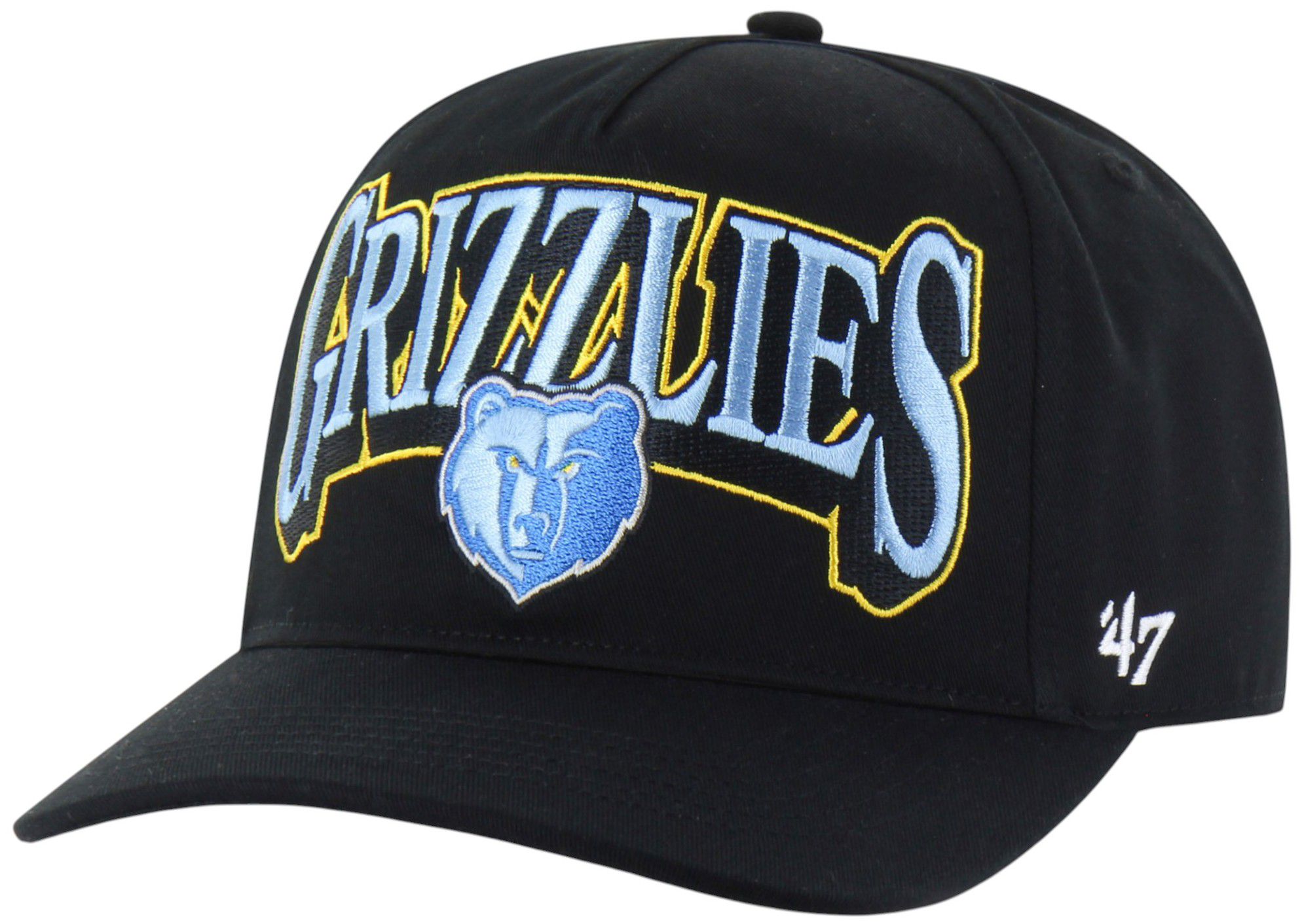 '47 Adult Memphis Grizzlies Black Everytime Hitch Adjustable Hat product image