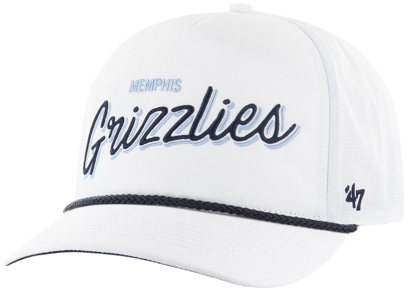 '47 Adult Memphis Grizzlies White Wordmark Brrr Fairway Relaxed Fit Hitch Adjustable Hat product image