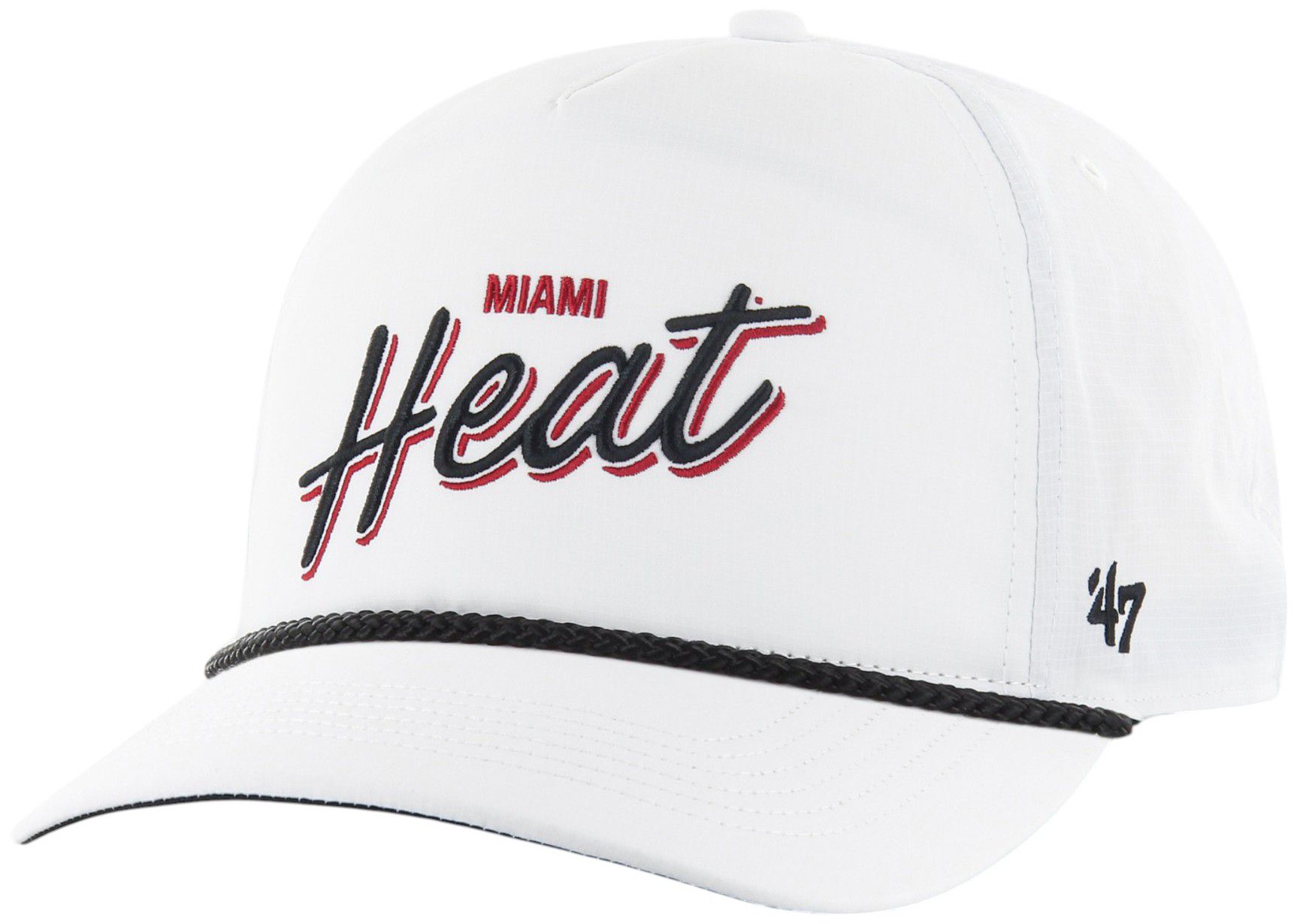 '47 Adult Miami Heat White Wordmark Brrr Fairway Relaxed Fit Hitch Adjustable Hat product image
