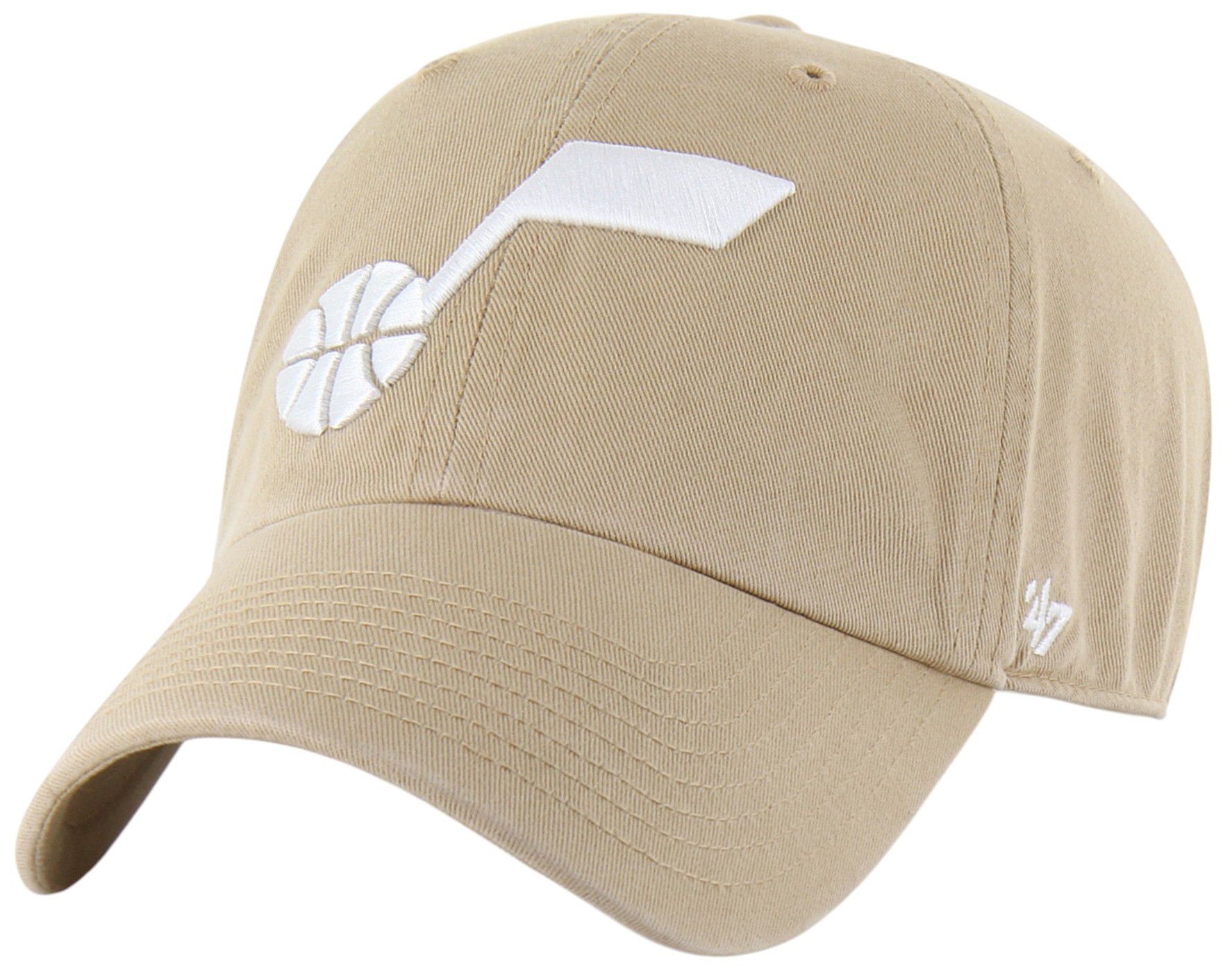'47 Adult Utah Jazz Khaki Logo Cleanup Adjustable Hat product image