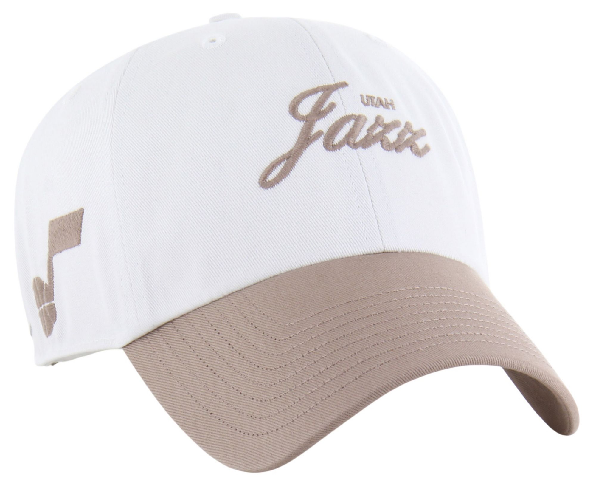 '47 Adult Utah Jazz Off White Contemporary Basics Foundational Clean Up Adjustable Hat product image