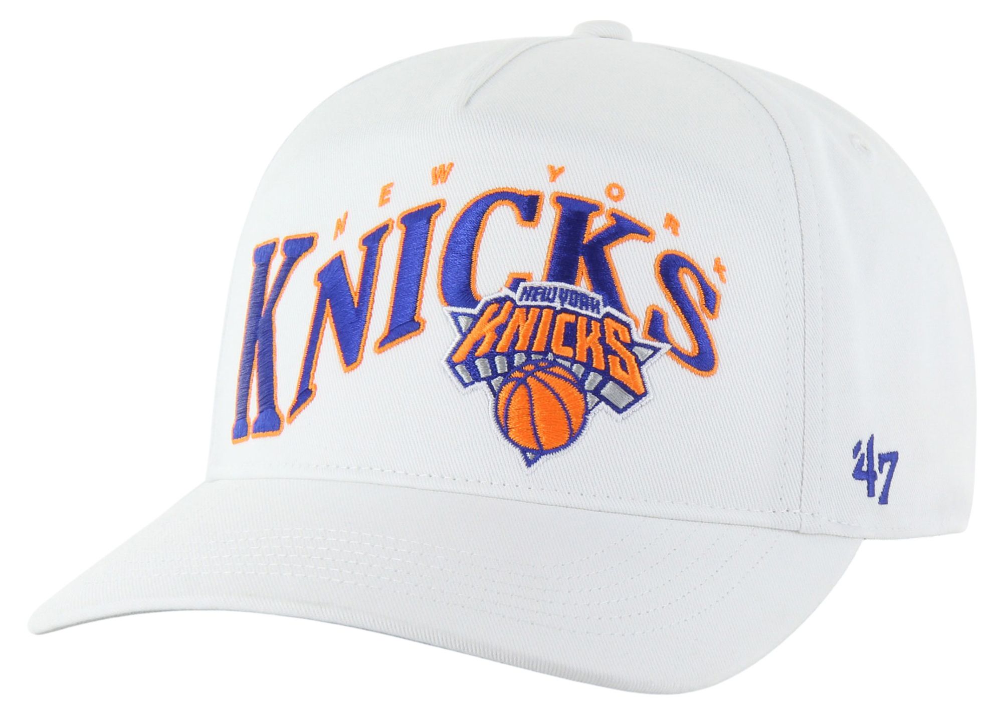 '47 Adult New York Knicks White Logo Wave Hitch Adjustable Hat product image