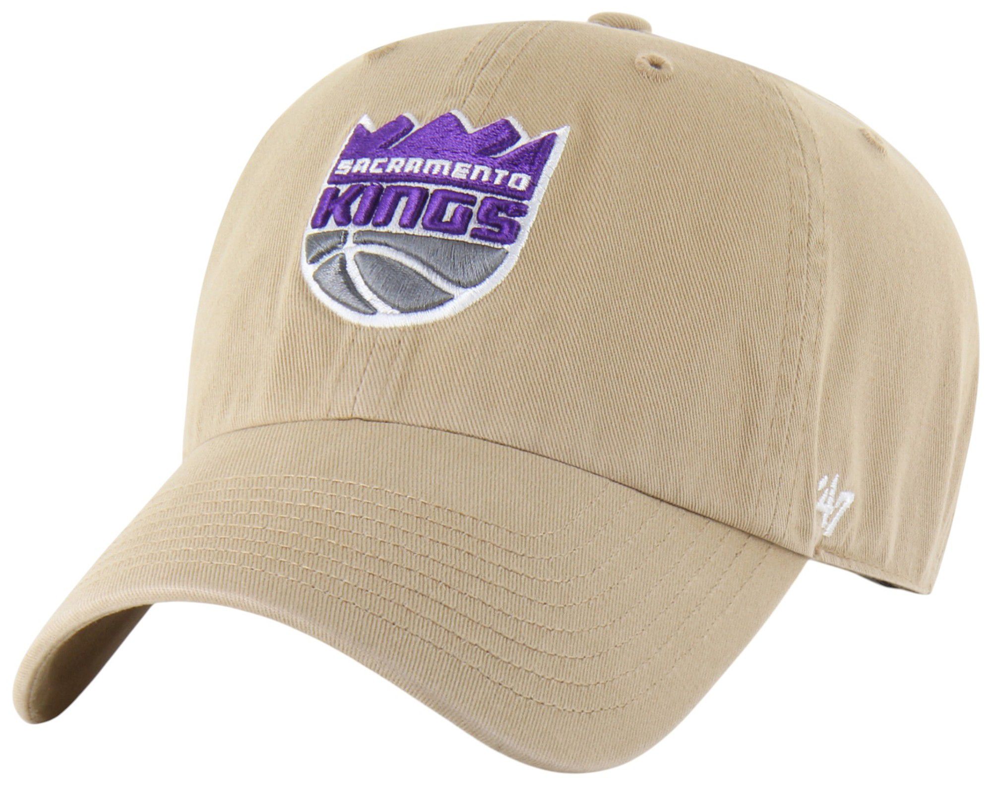 '47 Adult Sacramento Kings Khaki Logo Cleanup Adjustable Hat product image