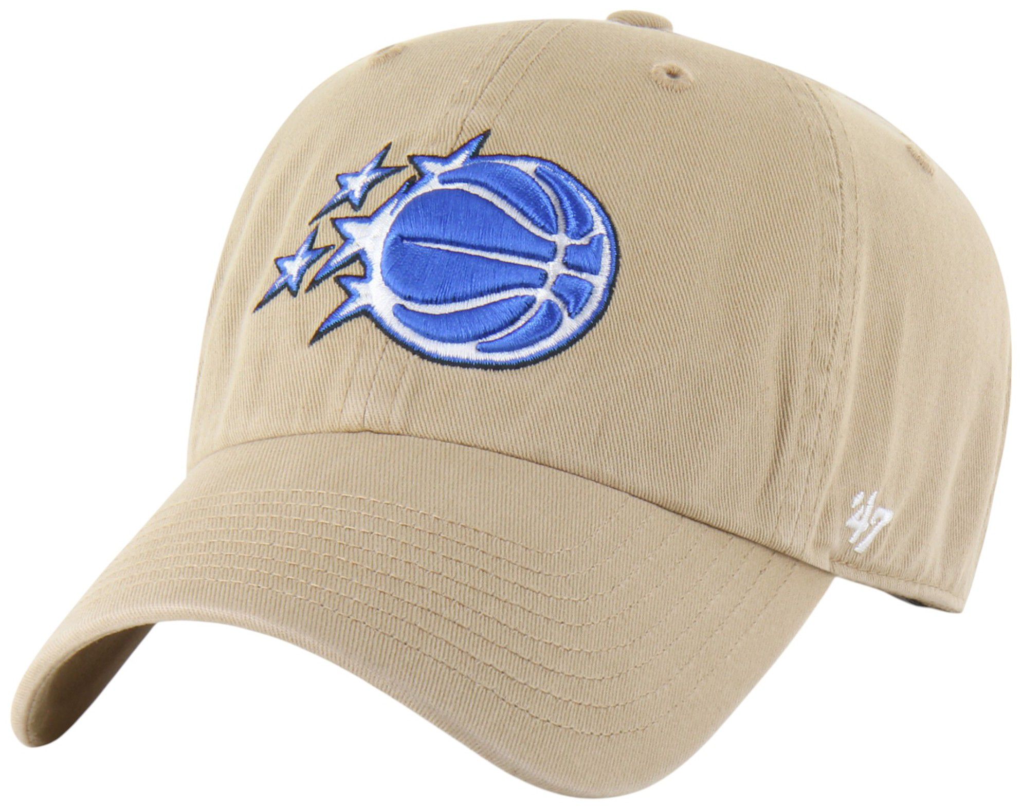 '47 Adult Orlando Magic Khaki Logo Cleanup Adjustable Hat product image