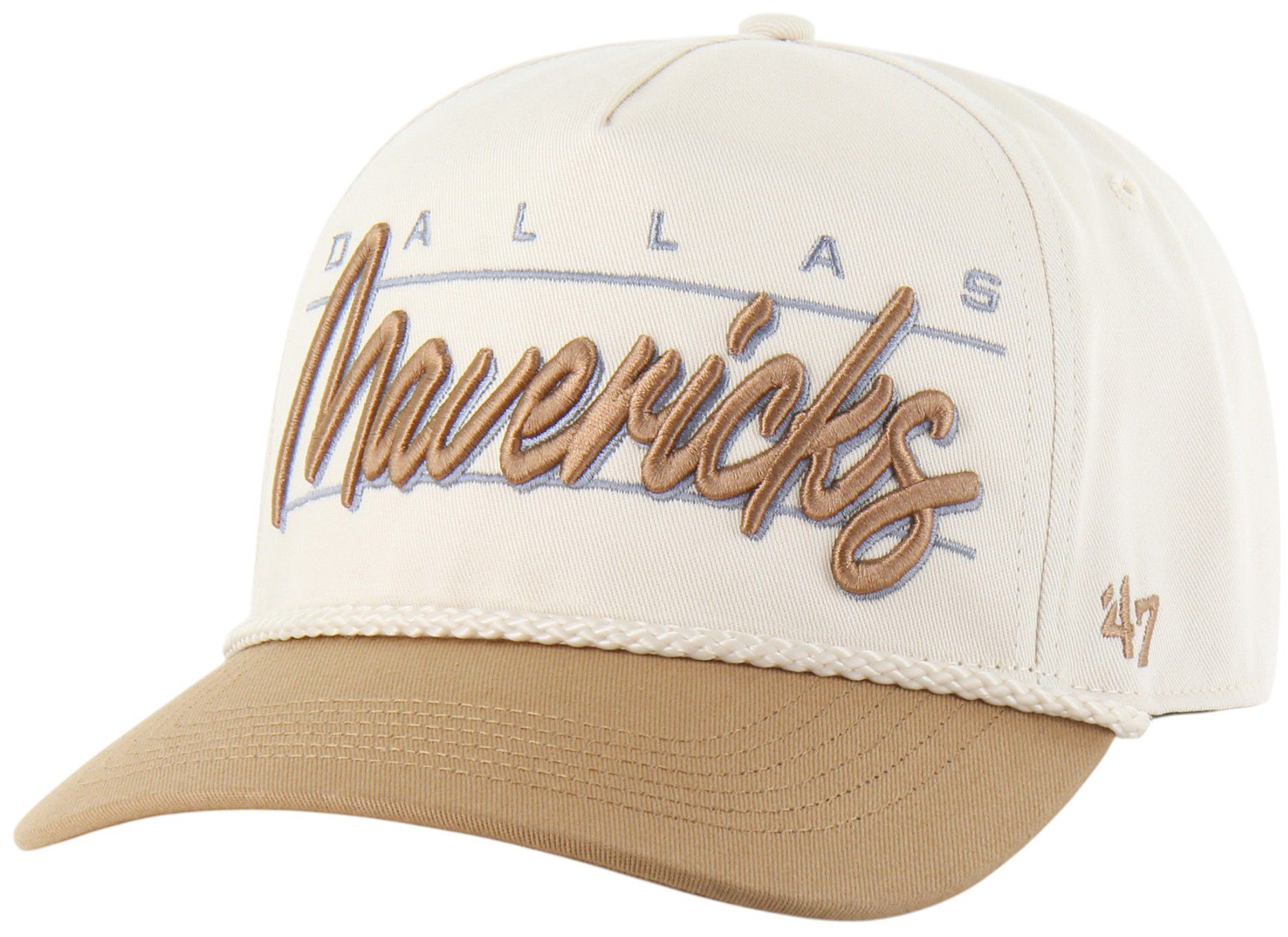 '47 Adult Dallas Mavericks Tan Neutral Condor Hitch Adjustable Hat product image
