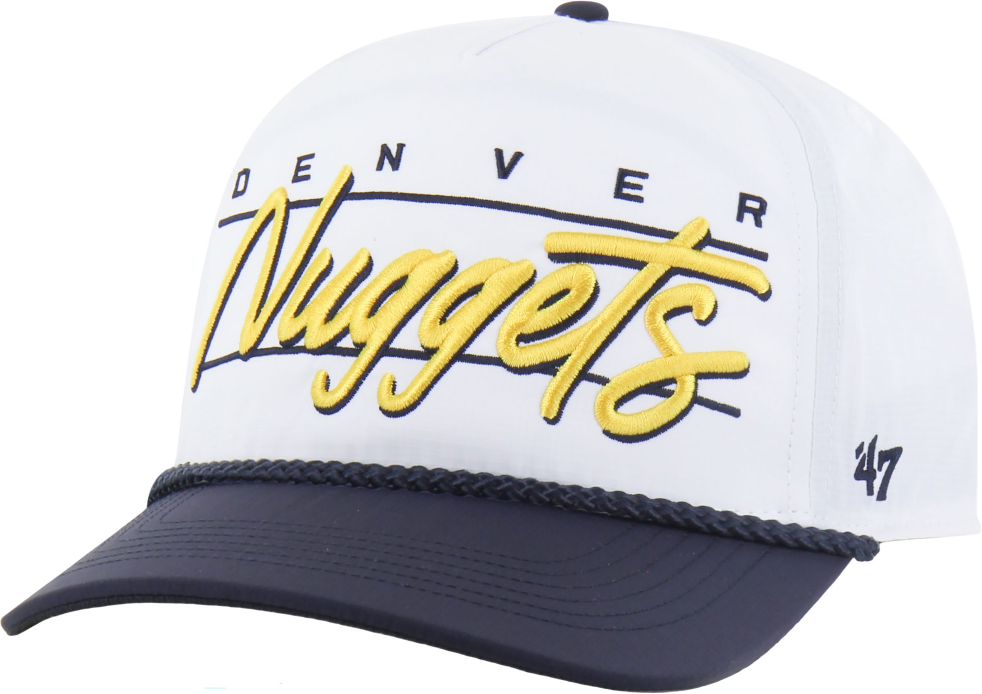 '47 Adult Denver Nuggets White Condor Brrr Hitch Adjustable Hat product image