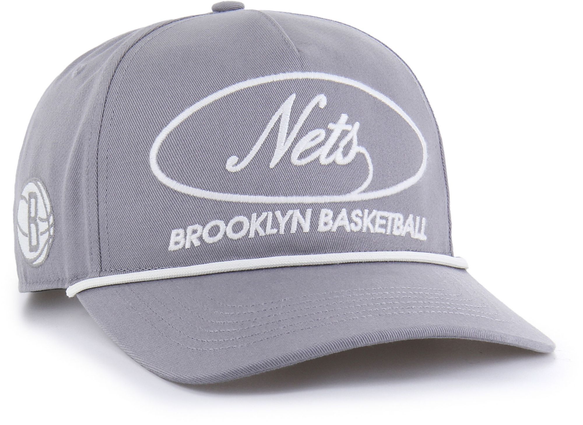'47 Adult Brooklyn Nets Grey Contemporary Basics Foundational Hitch Adjustable Hat product image
