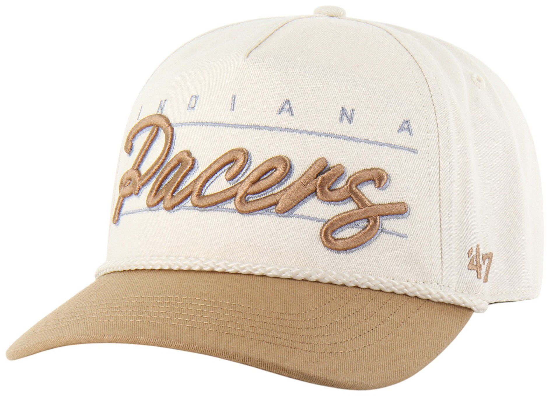'47 Adult Indiana Pacers Tan Neutral Condor Hitch Adjustable Hat product image