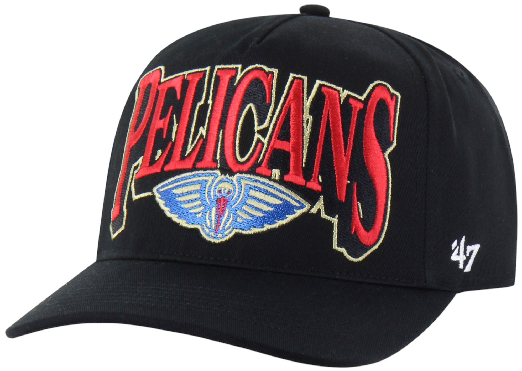 '47 Adult New Orleans Pelicans Black Everytime Hitch Adjustable Hat product image