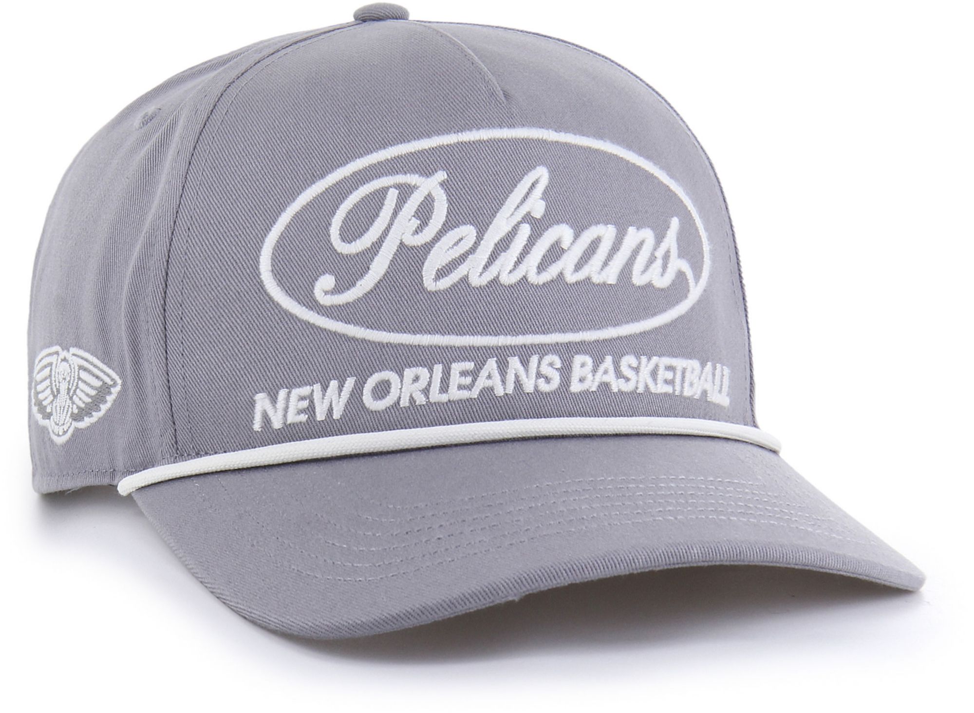 '47 Adult New Orleans Pelicans Grey Contemporary Basics Foundational Hitch Adjustable Hat product image