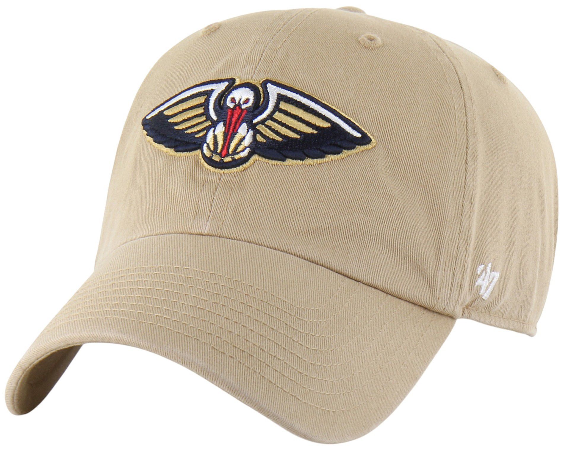 '47 Adult New Orleans Pelicans Khaki Logo Cleanup Adjustable Hat product image