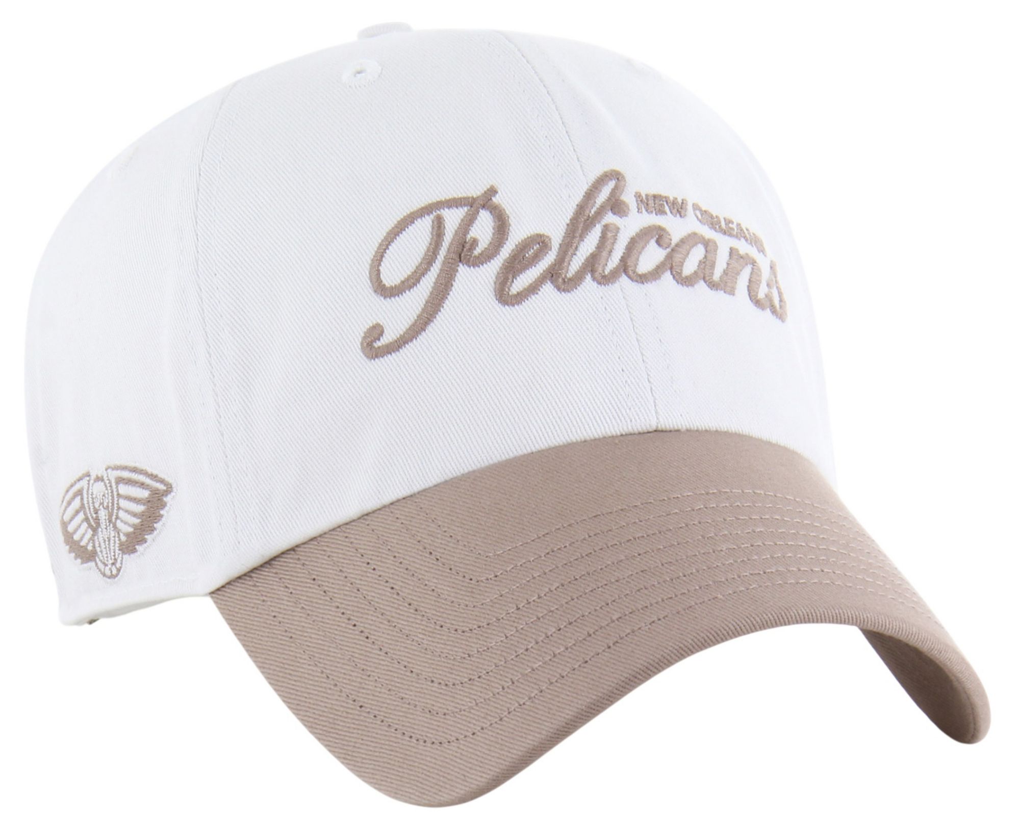 '47 Adult New Orleans Pelicans Off White Contemporary Basics Foundational Clean Up Adjustable Hat product image