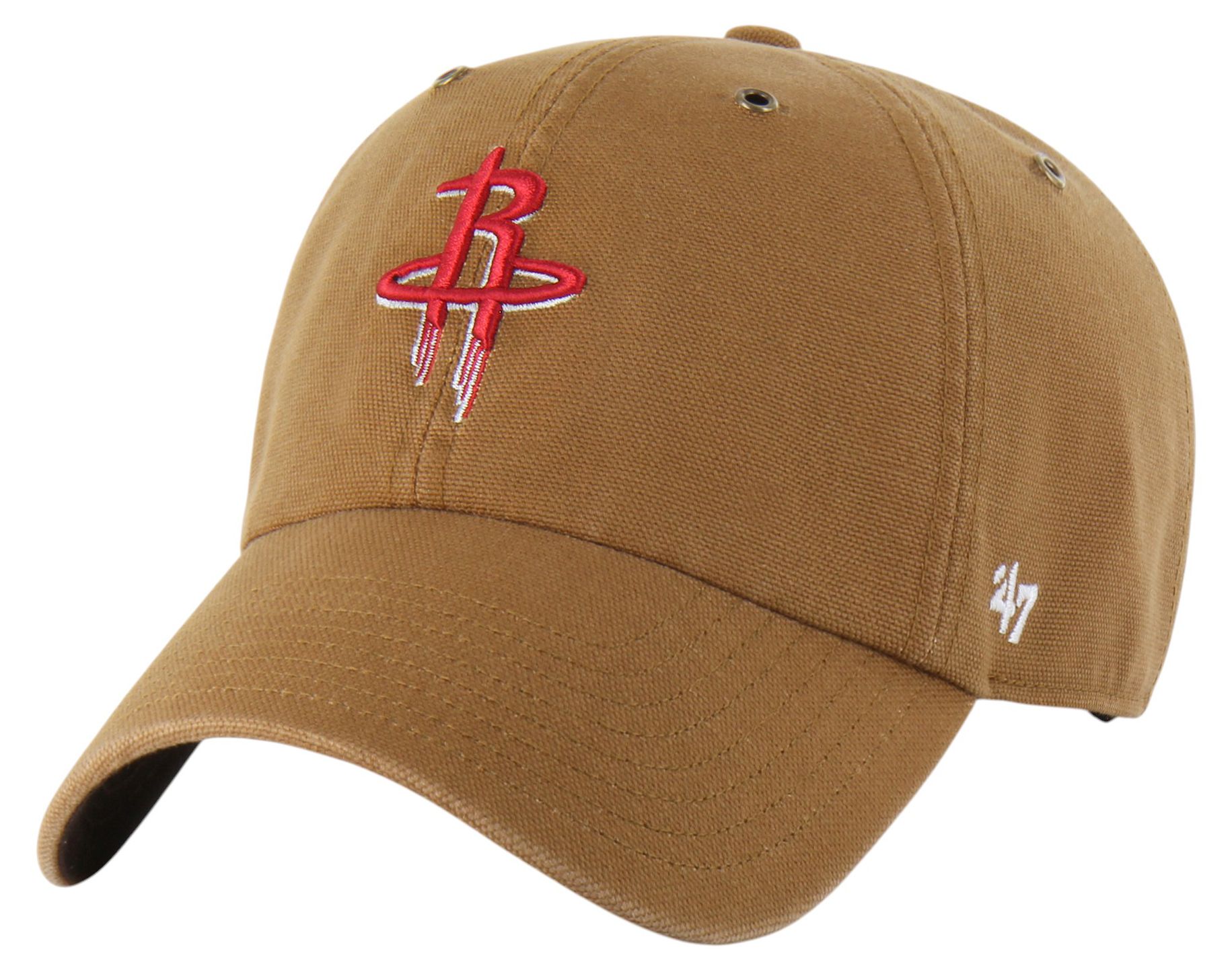 Carhartt x '47 Adult Houston Rockets Brown Clean Up Adjustable Hat product image