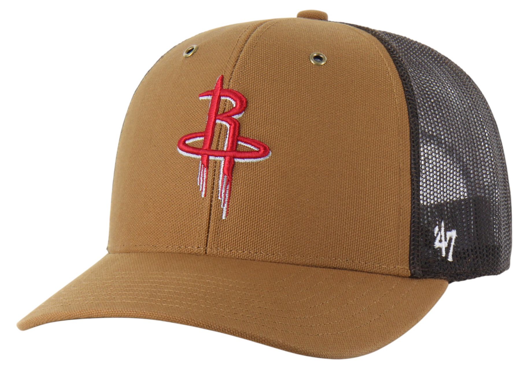 Carhartt x '47 Adult Houston Rockets Brown Adjustable Trucker Hat product image