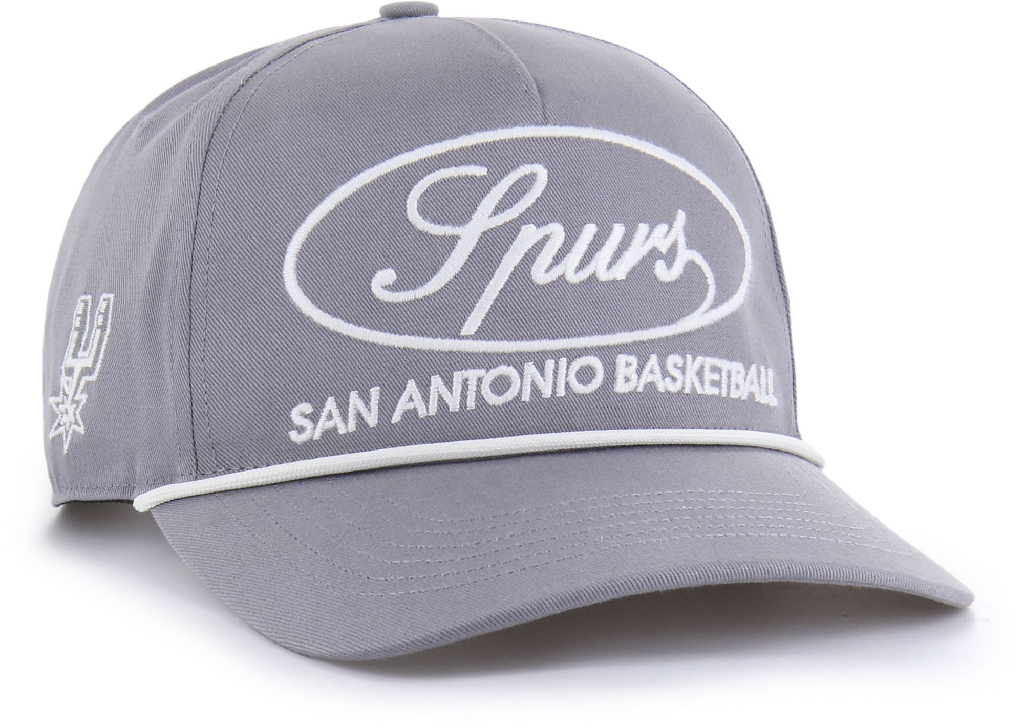 '47 Adult San Antonio Spurs Grey Contemporary Basics Foundation Hitch Adjustable Hat product image