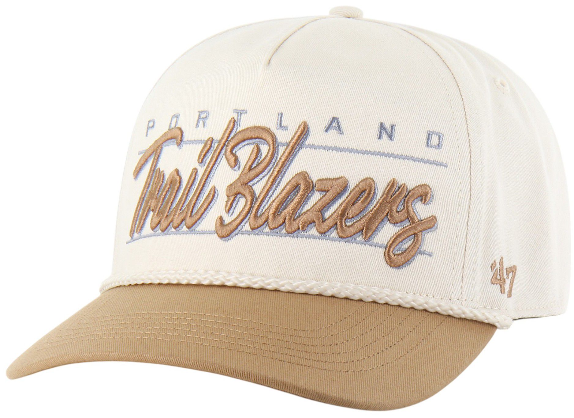 '47 Adult Portland Trail Blazers Tan Neutral Condor Hitch Adjustable Hat product image