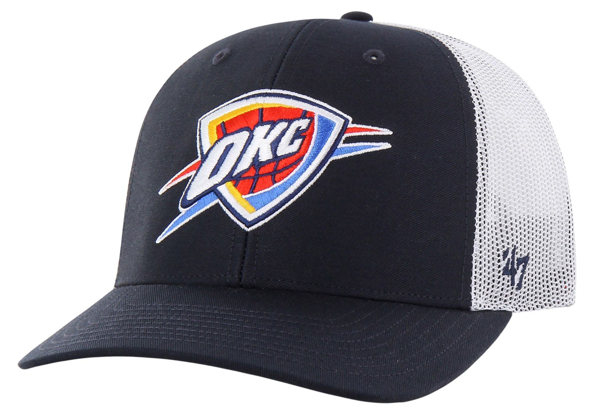 '47 Adult Oklahoma City Thunder Navy Logo Adjustable Trucker Hat product image