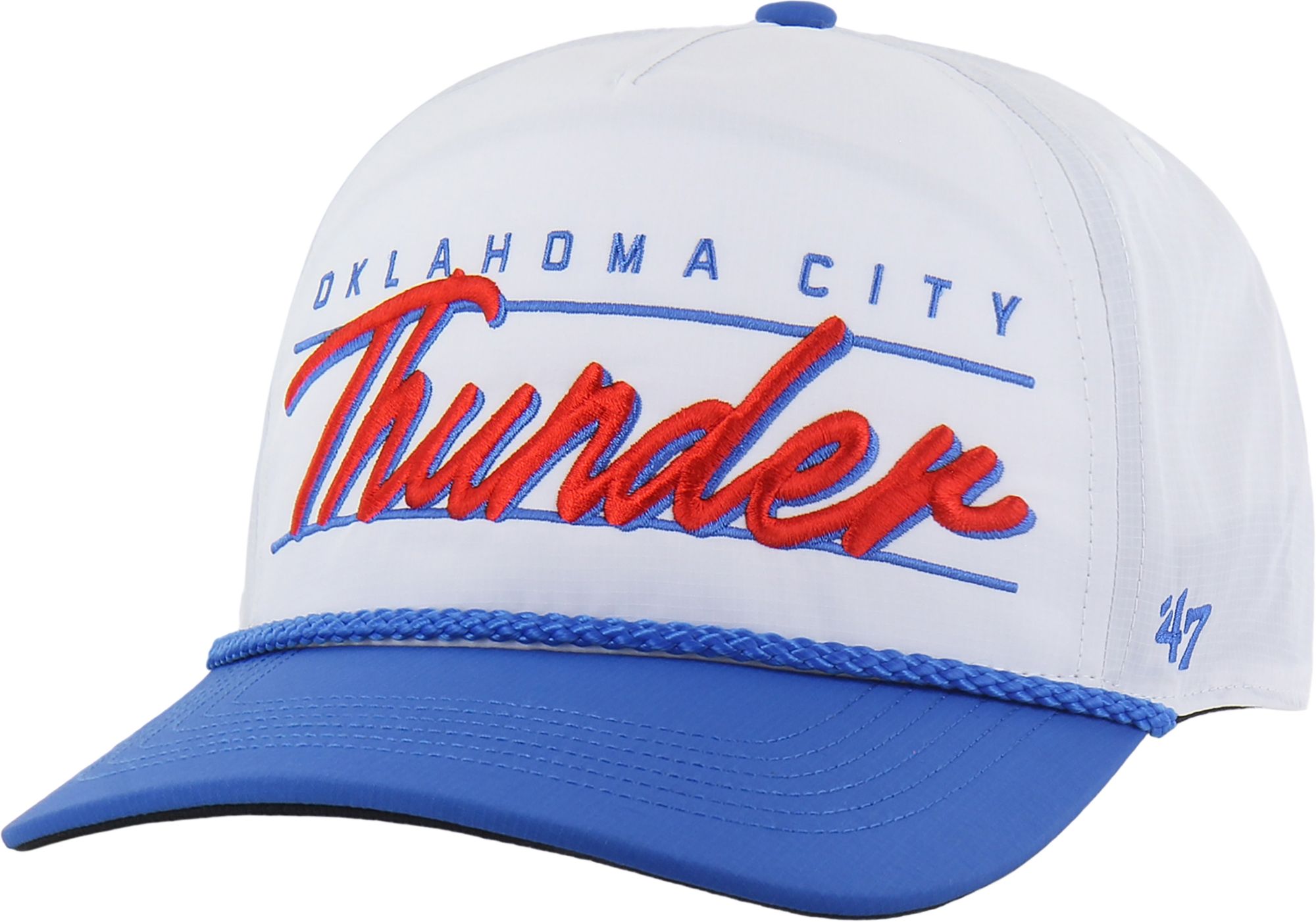 '47 Adult Oklahoma City Thunder White Condor Brrr Hitch Adjustable Hat product image